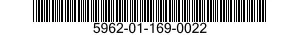 5962-01-169-0022 MICROCIRCUIT,LINEAR 5962011690022 011690022