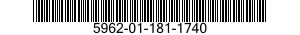 5962-01-181-1740 MICROCIRCUIT,LINEAR 5962011811740 011811740