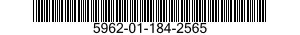 5962-01-184-2565  5962011842565 011842565