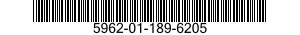 5962-01-189-6205 MICROCIRCUIT,DIGITAL 5962011896205 011896205