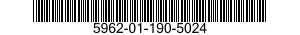 5962-01-190-5024  5962011905024 011905024