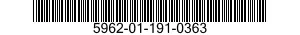 5962-01-191-0363  5962011910363 011910363