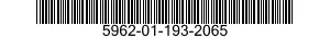 5962-01-193-2065 MICROCIRCUIT,LINEAR 5962011932065 011932065