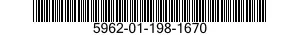 5962-01-198-1670 MICROCIRCUIT,DIGITAL 5962011981670 011981670