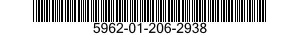 5962-01-206-2938  5962012062938 012062938