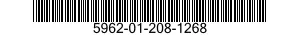 5962-01-208-1268 MICROCIRCUIT,MEMORY 5962012081268 012081268