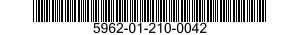 5962-01-210-0042 MICROCIRCUIT,DIGITAL 5962012100042 012100042