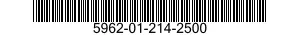 5962-01-214-2500 MICROCIRCUIT,DIGITAL 5962012142500 012142500