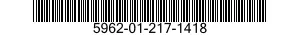 5962-01-217-1418 MICROCIRCUIT,HYBRID 5962012171418 012171418