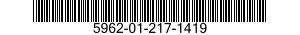 5962-01-217-1419 MICROCIRCUIT,HYBRID 5962012171419 012171419