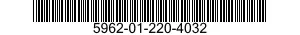 5962-01-220-4032 MICROCIRCUIT,MEMORY 5962012204032 012204032