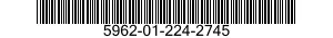 5962-01-224-2745 MICROCIRCUIT,MEMORY 5962012242745 012242745