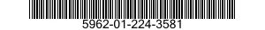 5962-01-224-3581 MICROCIRCUIT,MEMORY 5962012243581 012243581