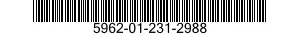 5962-01-231-2988  5962012312988 012312988