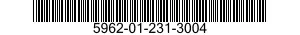 5962-01-231-3004  5962012313004 012313004