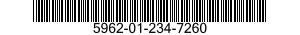 5962-01-234-7260  5962012347260 012347260