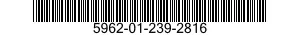 5962-01-239-2816  5962012392816 012392816