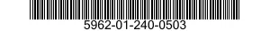 5962-01-240-0503 MICROCIRCUIT,DIGITAL 5962012400503 012400503