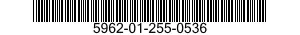 5962-01-255-0536 MICROCIRCUIT 5962012550536 012550536