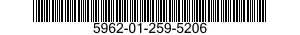 5962-01-259-5206 MICROCIRCUIT,MEMORY 5962012595206 012595206