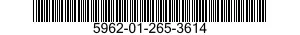 5962-01-265-3614 MICROCIRCUIT,MEMORY 5962012653614 012653614