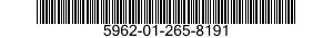 5962-01-265-8191  5962012658191 012658191