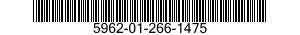 5962-01-266-1475  5962012661475 012661475
