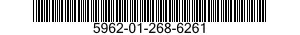 5962-01-268-6261 MICROCIRCUIT,MEMORY 5962012686261 012686261