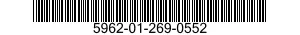 5962-01-269-0552 MICROCIRCUIT 5962012690552 012690552