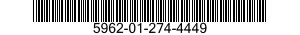 5962-01-274-4449  5962012744449 012744449