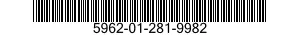 5962-01-281-9982 MICROCIRCUIT,DIGITAL 5962012819982 012819982