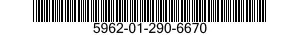 5962-01-290-6670 MICROCIRCUIT,LINEAR 5962012906670 012906670