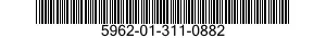 5962-01-311-0882 MICROCIRCUIT,DIGITAL 5962013110882 013110882