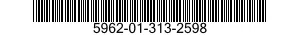 5962-01-313-2598 MICROCIRCUIT,LINEAR 5962013132598 013132598