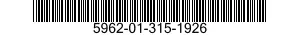 5962-01-315-1926 MICROCIRCUIT,LINEAR 5962013151926 013151926