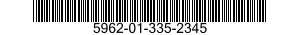 5962-01-335-2345 MICROCIRCUIT,DIGITAL 5962013352345 013352345