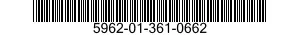 5962-01-361-0662 MICROCIRCUIT,LINEAR 5962013610662 013610662