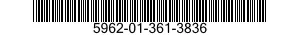 5962-01-361-3836 MICROCIRCUIT,MEMORY 5962013613836 013613836