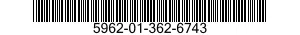 5962-01-362-6743 MICROCIRCUIT,MEMORY 5962013626743 013626743