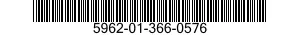 5962-01-366-0576 MICROCIRCUIT,MEMORY 5962013660576 013660576