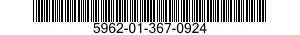 5962-01-367-0924 MICROCIRCUIT ASSEMBLY 5962013670924 013670924