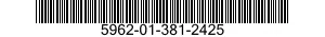 5962-01-381-2425 MICROCIRCUIT,MEMORY 5962013812425 013812425
