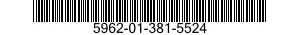 5962-01-381-5524  5962013815524 013815524
