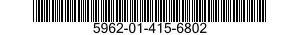 5962-01-415-6802 MICROCIRCUIT,LINEAR 5962014156802 014156802