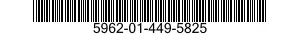 5962-01-449-5825 MICROCIRCUIT,MEMORY 5962014495825 014495825