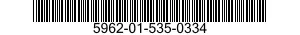 5962-01-535-0334 MICROCIRCUIT,MEMORY 5962015350334 015350334