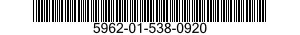 5962-01-538-0920 MICROCIRCUIT,DIGITAL 5962015380920 015380920