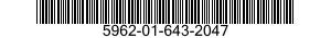 5962-01-643-2047 MICROCIRCUIT ASSEMBLY 5962016432047 016432047