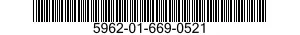 5962-01-669-0521 MICROCIRCUIT,LINEAR 5962016690521 016690521