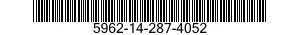 5962-14-287-4052  5962142874052 142874052